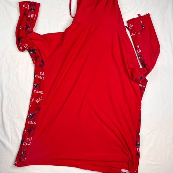 Washington Capitals Concept Sports Red Lounge Sweatshirt Hoodie Sz XXXL L020124 - Picture 2 of 5